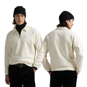 Ralph Lauren high-end design lapel polo men's long sleeved luxury women's clothing