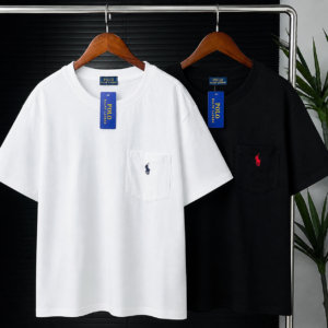 Ralph Lauren men's embroidered design short sleeved loose high-end men's T-shirt