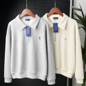 Ralph Lauren high-end design lapel polo men's long sleeved luxury women's clothing