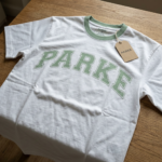 Parke - Women's high-quality embroidered design top loose short sleeved t-shirt photo review