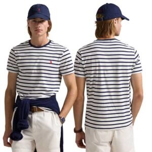 Ralph Lauren Men's Stripe Design Casual T-shirt