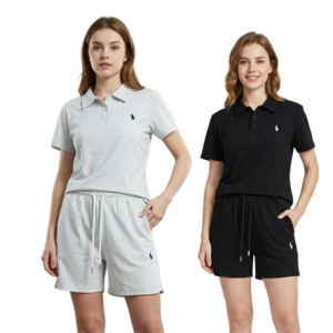 Ralph Lauren Men's Luxury Casual Set Short Sleeve Shorts